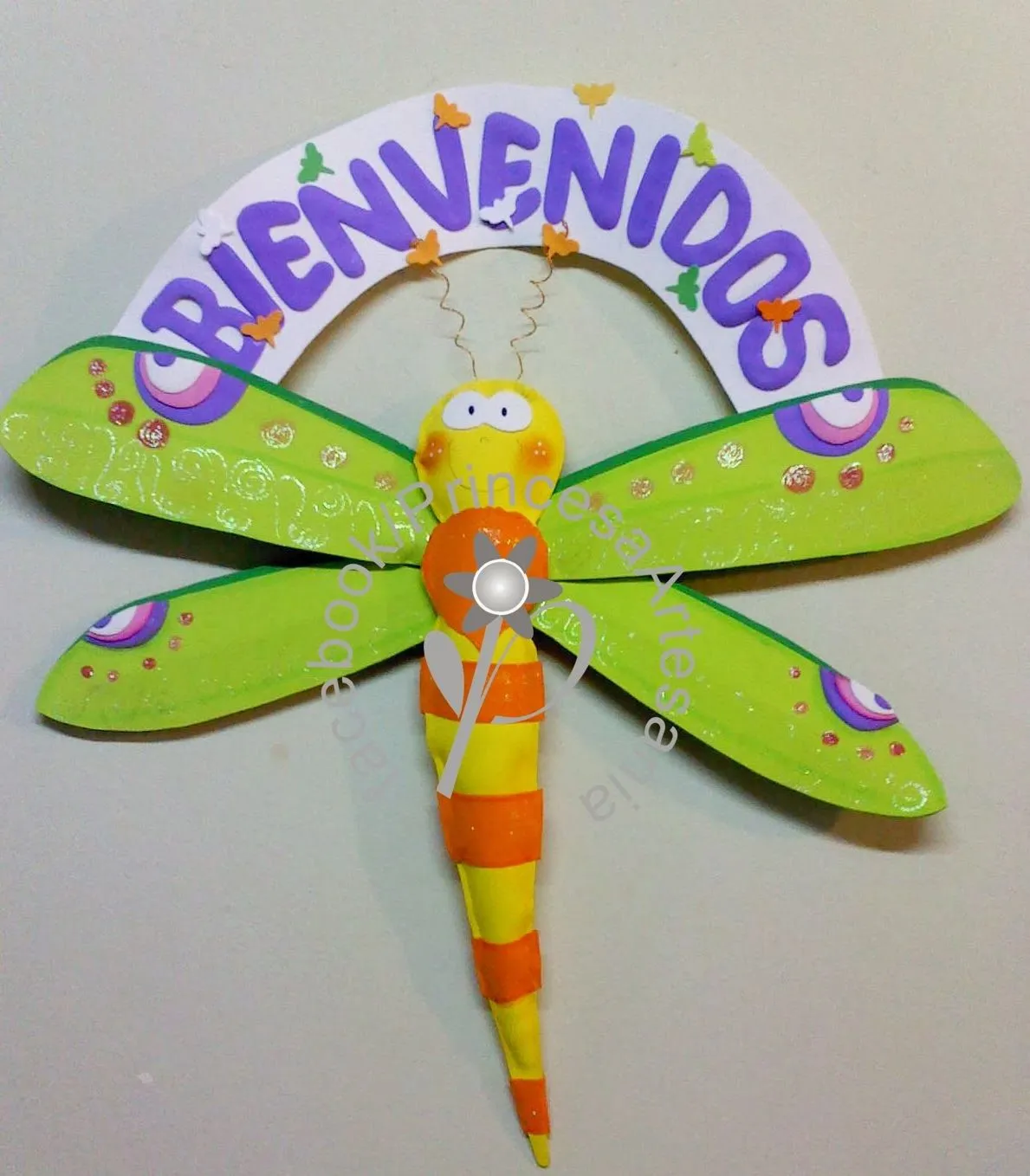 Princesa Artesanias: Libélula Goma Eva