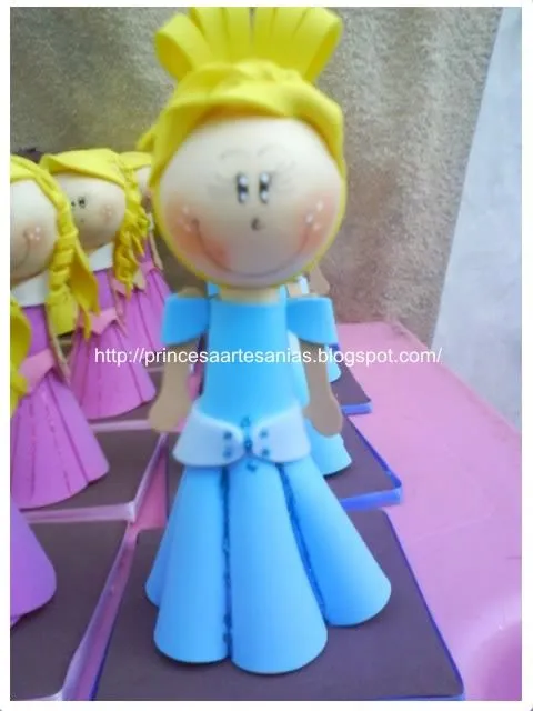Princesa Artesanias: Princesas Disney: Mini fofucha
