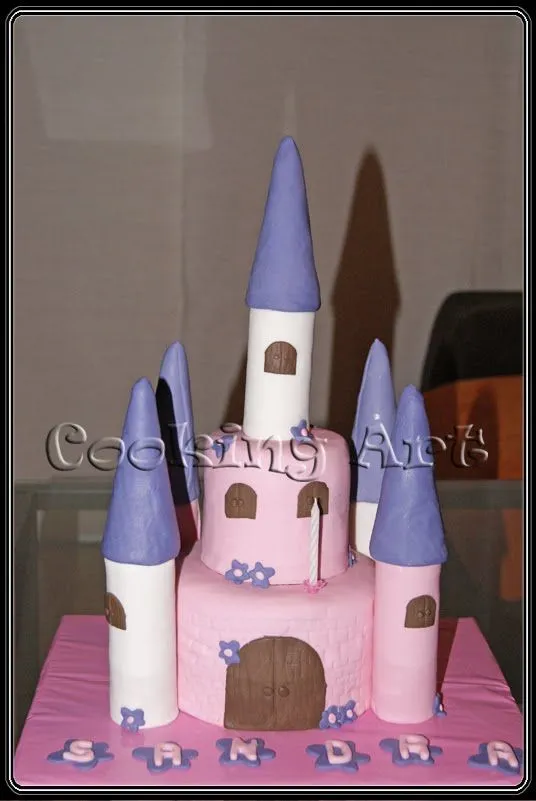 Tarta de pañales castillo princesa - Imagui