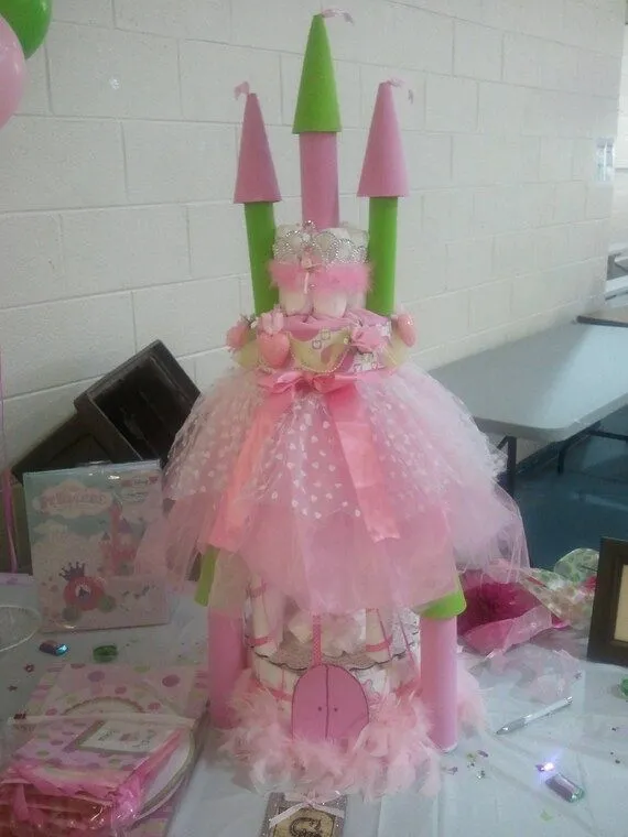 Princesa Castillo rosa y verde Baby Shower o por JourneyBlvd