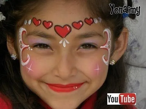 PRINCESA DE CORAZONES (PINTACARITAS) . | facepainting ideas ...