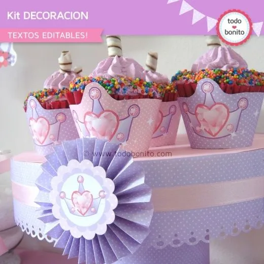 PRINCESA: DECORACIÓN DE FIESTA | Ideas y recursos para fiestas ...