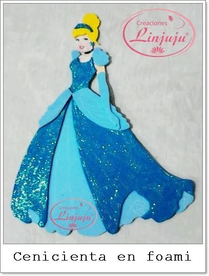 Princesa Disney Cenicienta Elaborada 100% a mano, material en ...