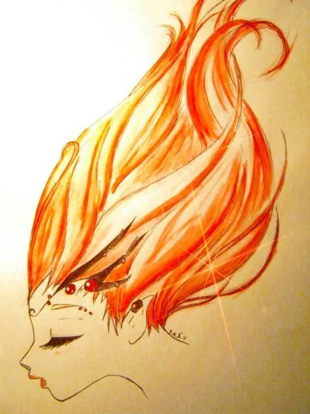 princesa de fuego" - Concursos Mensual | Dibujando