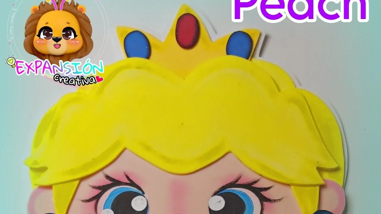 PRINCESA PEACH APLIQUE EN FOAMY #mariobros - YouTube PRINCESA PEACH APLIQUE EN FOAMY #mariobros - YouTube