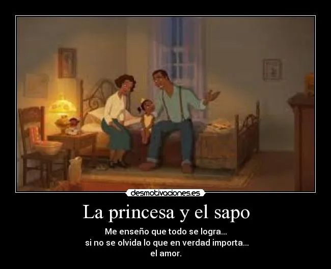 La princesa y el sapo | Desmotivaciones