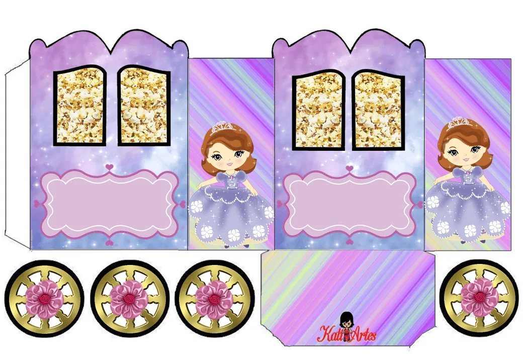 Princesa Sofía: Caja con forma de Carruaje para Imprimir Gratis ... Princesa Sofía: Caja con forma de Carruaje para Imprimir Gratis ...