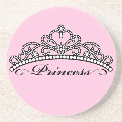 Princesa Tiara Coaster (fondo rosado) Posavaso Para Bebida de Zazzle. Princesa Tiara Coaster (fondo rosado) Posavaso Para Bebida de Zazzle.