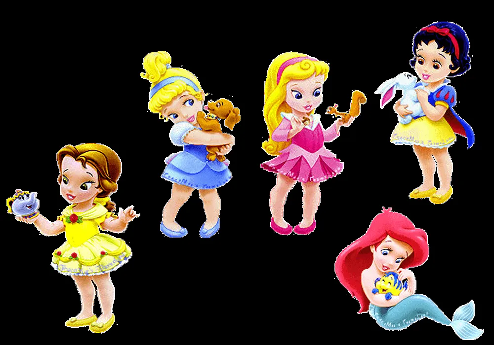 Princesas Baby em PNG para colocar em suas montagens