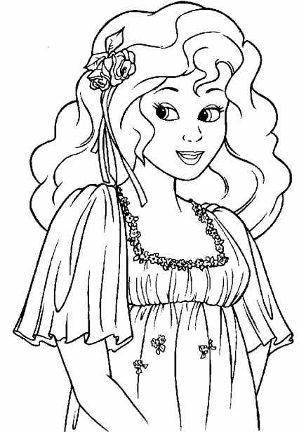 Las Princesas para Colorear