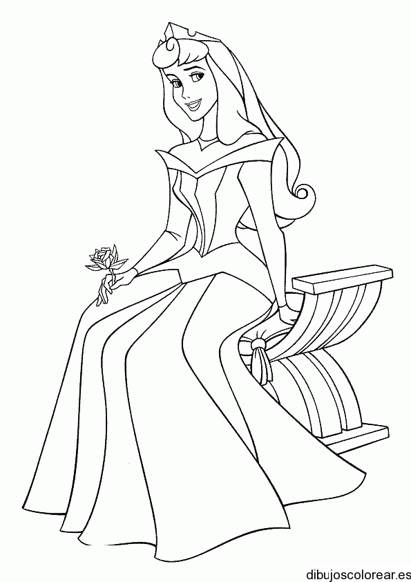 Princesas | Dibujos para Colorear