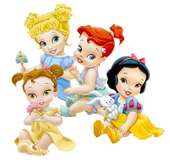 Princesas disney bebes | Lugares para visitar | Pinterest