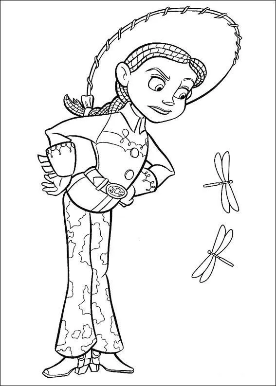 Princesas Disney: Dibujos para colorear de las chicas de "Toy Story"
