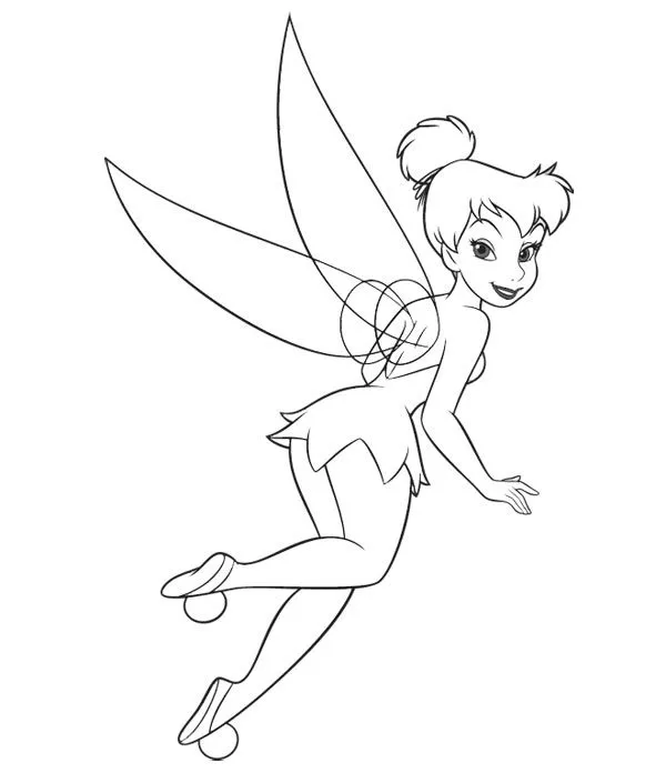 Princesas Disney: Dibujos para colorear de "Campanilla" Princesas Disney: Dibujos para colorear de "Campanilla"
