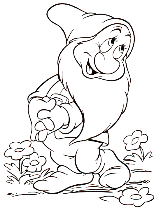 Princesas Disney: Dibujos para colorear de "Blancanieves y los 7 ...