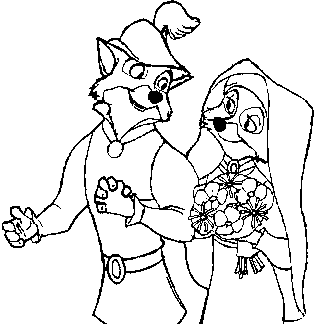 Princesas Disney: Dibujos para colorear de "Lady Marian (Robin Hood)" Princesas Disney: Dibujos para colorear de "Lady Marian (Robin Hood)"