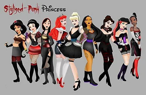 Princesas Disney emo - Imagui