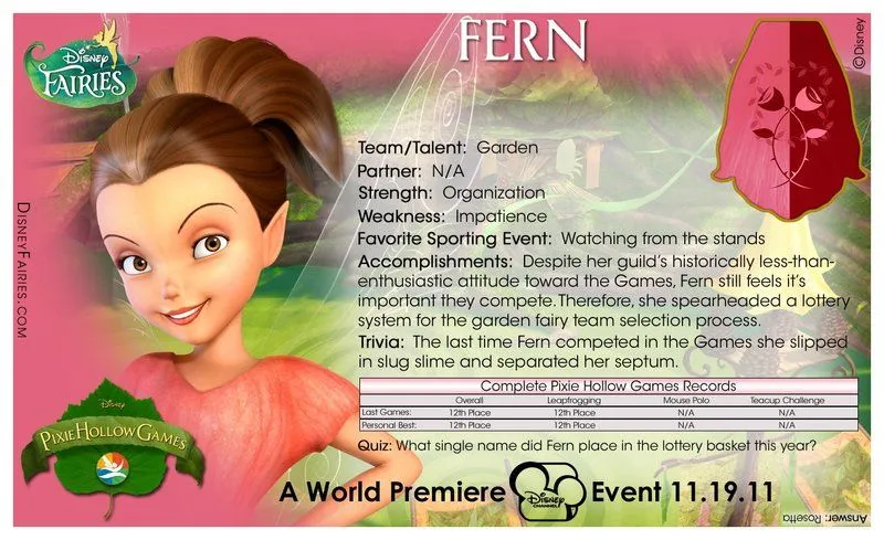 Princesas Disney: Fern, nueva hada de la saga Campanilla