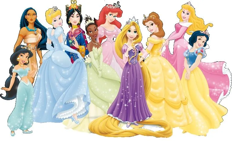 Princesas Disney fondo blanco - Imagui