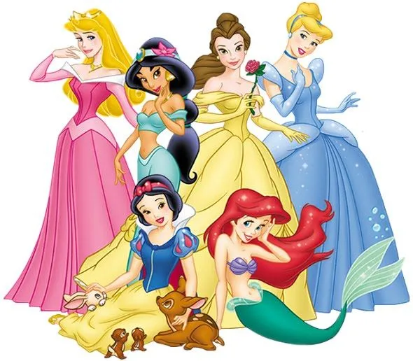 Princesas de Disney con movimiento y brillo - Imagui