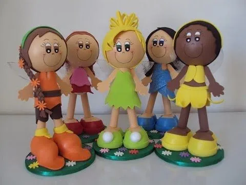 Princesas De Disney En Goma Eva 3d Imagui