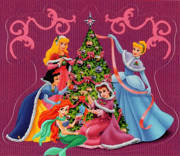 Princesas Disney navidad - Imagui