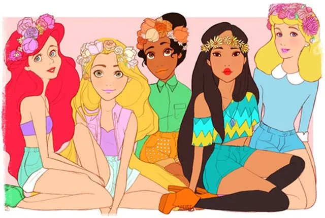 Las princesas Disney nombres - Imagui