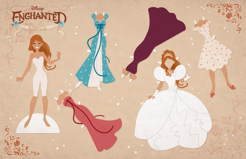 Princesas de papel para recortar y vestir - Imagui