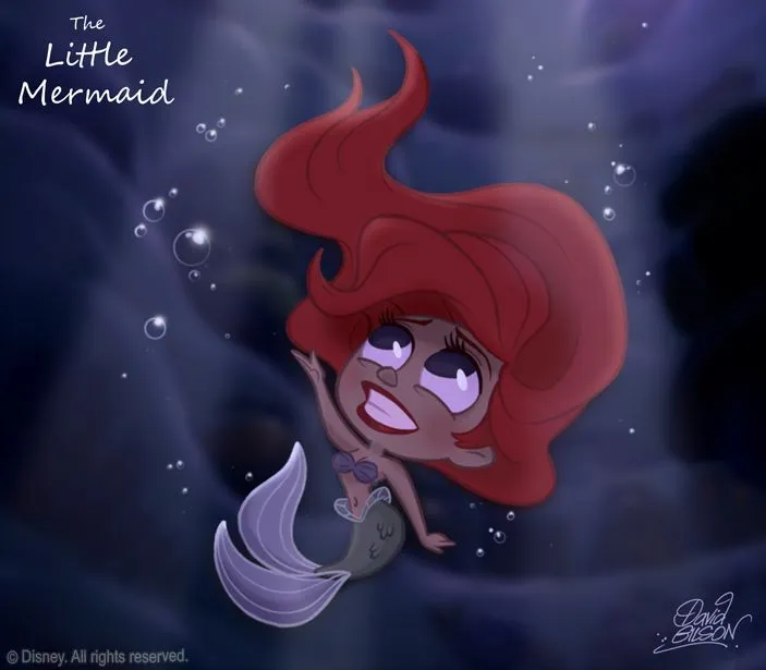 Princesas Disney: La Sirenita Chibi Disney por David Gilson Princesas Disney: La Sirenita Chibi Disney por David Gilson