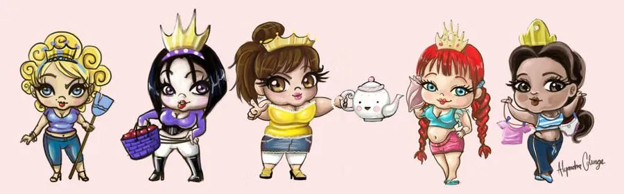 Princesas gorditas y bonitas! by Alejandra-Colunga on DeviantArt Princesas gorditas y bonitas! by Alejandra-Colunga on DeviantArt