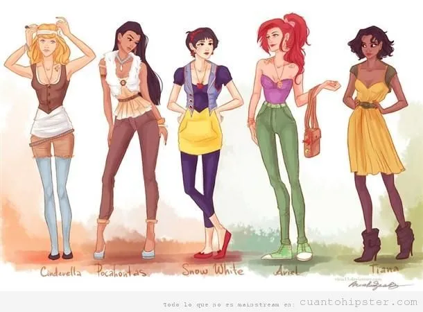 Princesas hipsters | | Cuánto Hipster | Blog nada mainstream sobre ...