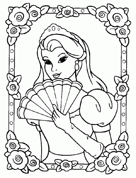 Princesas, Imágenes y dibujos para colorear - Para niños Princesas, Imágenes y dibujos para colorear - Para niños