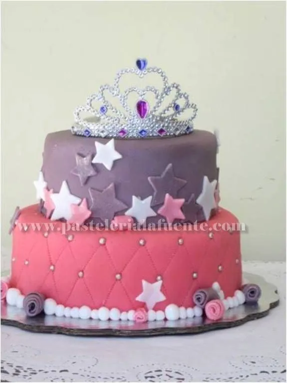 Pasteles de princesas en fondant - Imagui