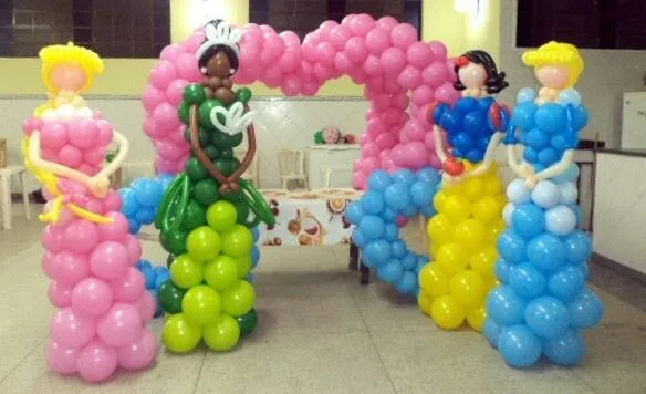 Princesas en tamaño real | Sculpture with balloos / Esculturas con ... Princesas en tamaño real | Sculpture with balloos / Esculturas con ...