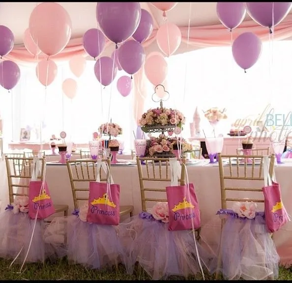 Princess party..love the tutus n the chairs and the goodie bags ... Princess party..love the tutus n the chairs and the goodie bags ...