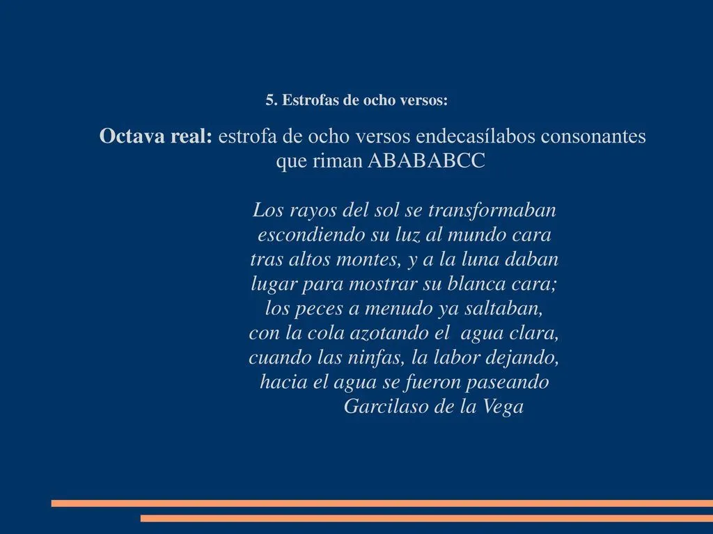 Principales estrofas en castellano - ppt descargar Principales estrofas en castellano - ppt descargar