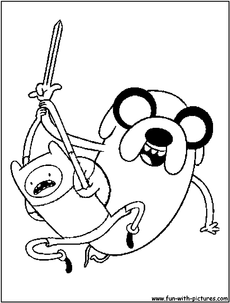 print adventure time Colouring Pages