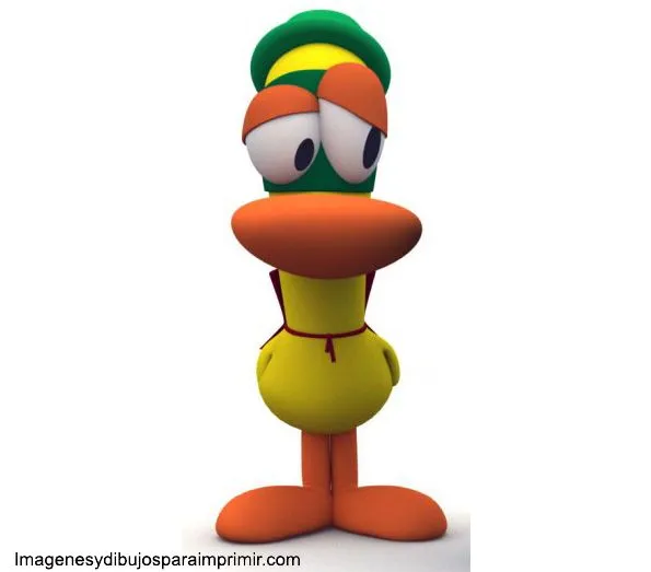 Printable Duck Pocoyo-Images and pictures to print