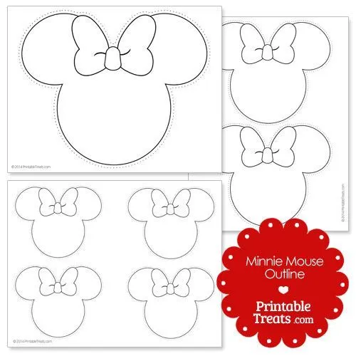 Printable Minnie Mouse Outline | Toddler Ideas | Pinterest ... Printable Minnie Mouse Outline | Toddler Ideas | Pinterest ...