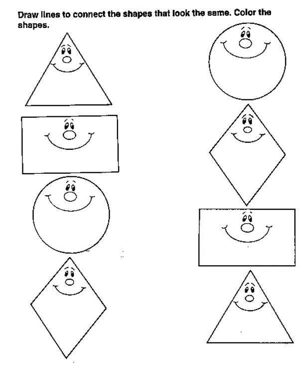Printable worksheets for kids Geometric Shapes 18 | Activities for ...