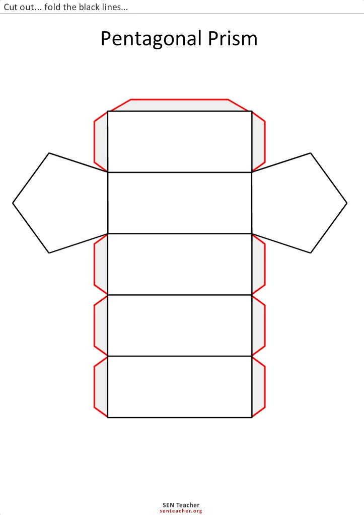 prisma pentagonal para recortar | Figuras geometricas para armar, Cuerpos geometricos para armar, Figuras geometricas para recortar prisma pentagonal para recortar | Figuras geometricas para armar, Cuerpos geometricos para armar, Figuras geometricas para recortar