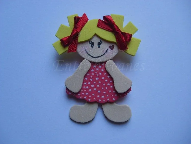 Broches en goma eva plantillas - Imagui