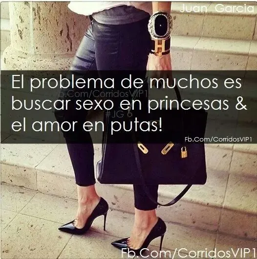 El problema de muchos es buscar sexo en princesas y el amor en ...