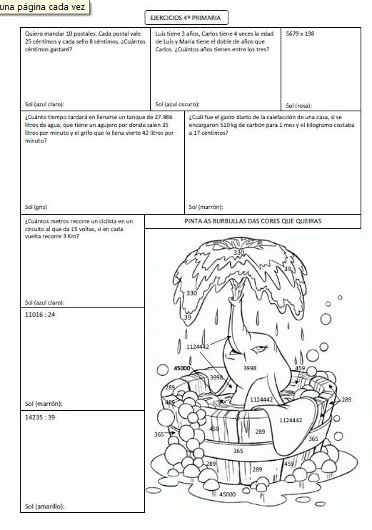 Problemas para 4º y 5º de Primaria | Matemáticas: Problemas ... Problemas para 4º y 5º de Primaria | Matemáticas: Problemas ...