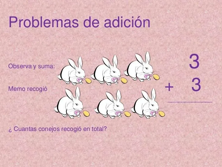 Problemas de adicion