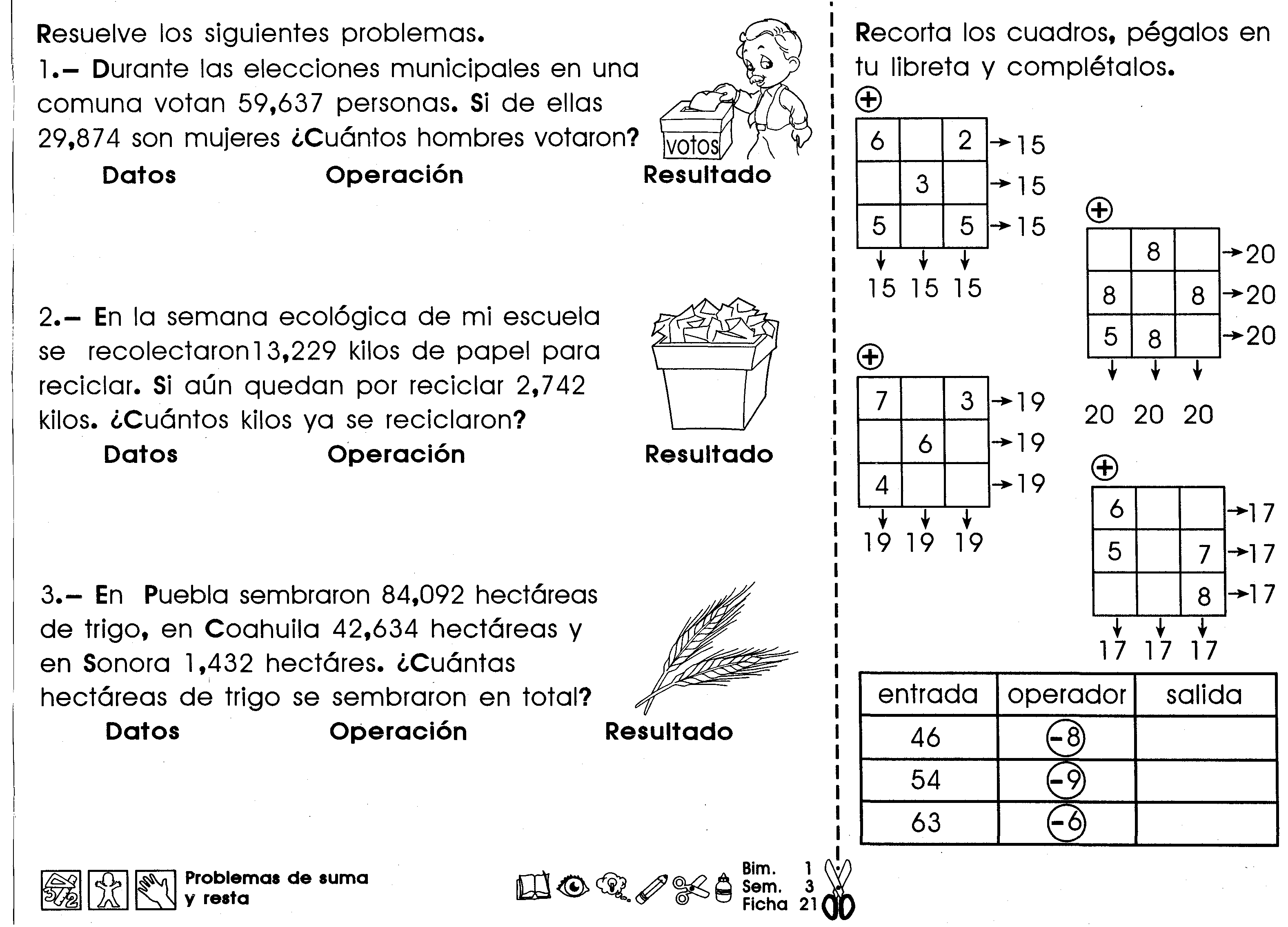 PROBLEMAS DE SUMA Y RESTA | Segungo de primaria | Pinterest | Búsqueda PROBLEMAS DE SUMA Y RESTA | Segungo de primaria | Pinterest | Búsqueda
