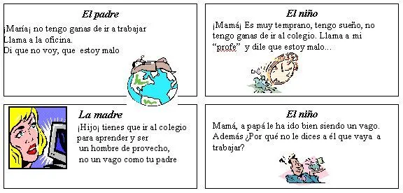 problemas universales: Viñetas educativas