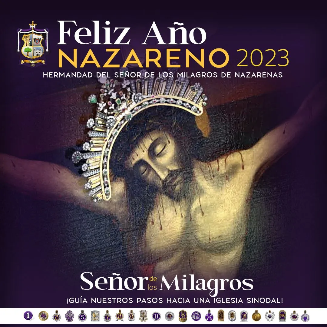 Procesión del Señor de los Milagros, oración, frases y mensajes del Cristo Moreno | Cuándo sale la procesión del Señor de los Milagros, recorrido en Lima 2023 | Nazarenas TV Procesión del Señor de los Milagros, oración, frases y mensajes del Cristo Moreno | Cuándo sale la procesión del Señor de los Milagros, recorrido en Lima 2023 | Nazarenas TV