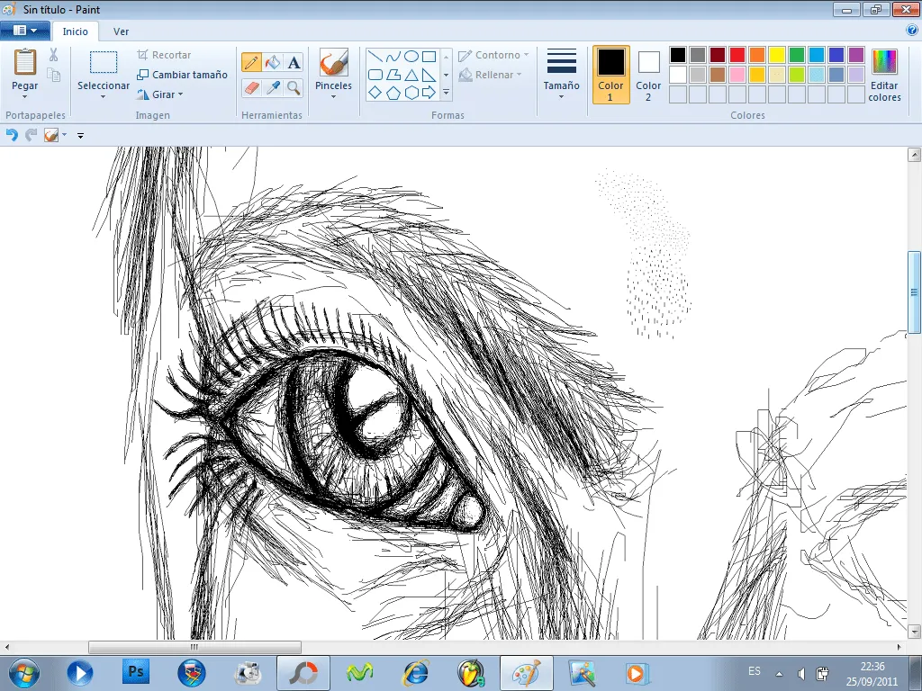 Proceso dibujo en Paint - Taringa!