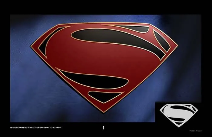 Proceso de diseño del logo de Superman para El Hombre de Acero ... Proceso de diseño del logo de Superman para El Hombre de Acero ...